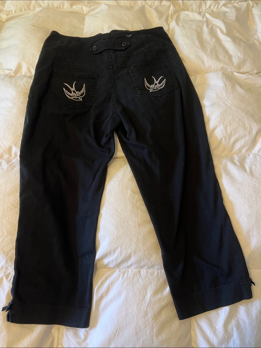 Black Rock Steady Cropped Pants